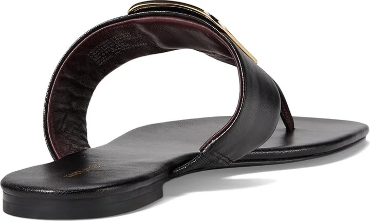 Tory Burch Georgia Sandals Women's Sandals Perfect Black : 5 M, Leather - Image 4