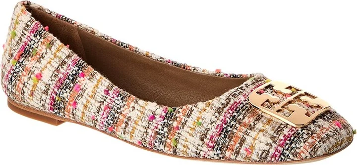 Tory Burch Georgia Tweed Ballet Flat