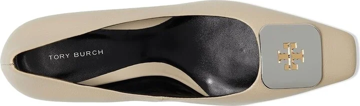 Tory Burch Georgia Wedge 55 mm High Women's Heels Stone Gray : 10 M, Leather - Image 2