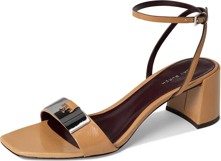 Tory Burch Gigi Sandal 55Mm Women's Sandals Cantucci/Silver : 8 M, Leather - Image 5