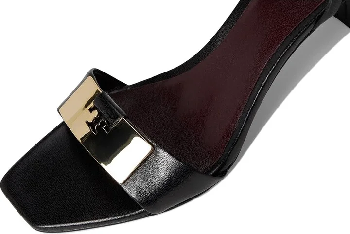 Tory Burch Gigi Sandal 55Mm Women's Sandals Perfect Black/Gold : 5.5 M, Leather - Image 7