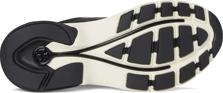 Tory Burch Good Luck Trainer Women's Shoes Perfect Black/New Ivory : 10 M, Leather/Suede - Image 3