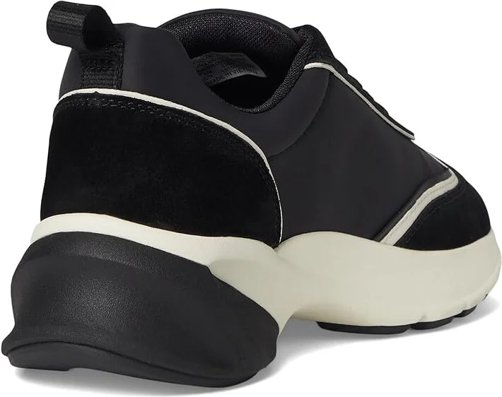 Tory Burch Good Luck Trainer Women's Shoes Perfect Black/New Ivory : 10 M, Leather/Suede - Image 4