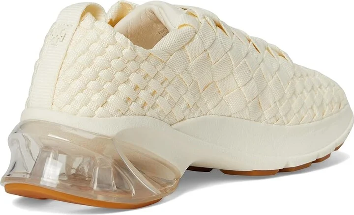 Tory Burch Good Luck Woven Trainer Women's Shoes New Ivory : 7 M, Leather/Rubber - Image 4