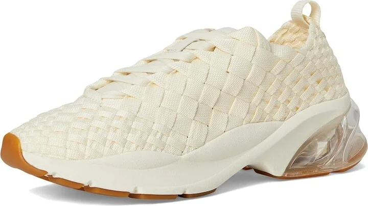 Tory Burch Good Luck Woven Trainer Women's Shoes New Ivory : 7 M, Leather/Rubber - Image 5