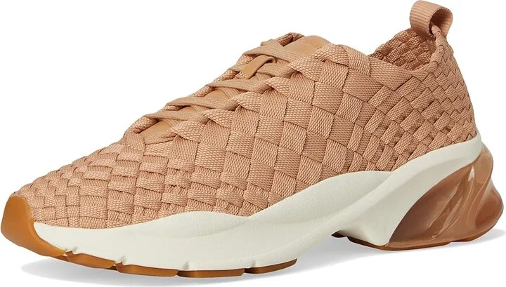 Tory Burch Good Luck Woven Trainer Women's Shoes Vintage Blush : 6.5 M, Leather/Rubber - Image 5