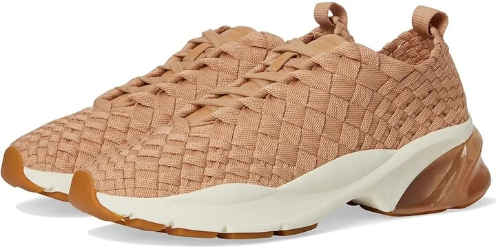 Tory Burch Good Luck Woven Trainer Women's Shoes Vintage Blush : 6.5 M, Leather/Rubber
