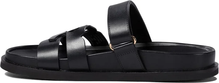 Tory Burch 'Ines' Black Leather Slippers - Image 8
