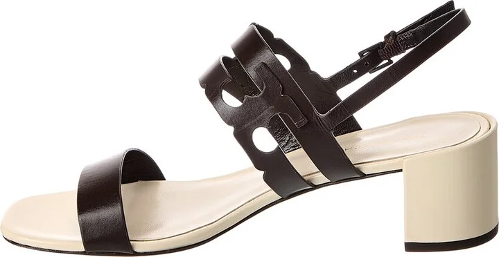 Tory Burch Ines Cage Heel Leather Sandal - Image 2