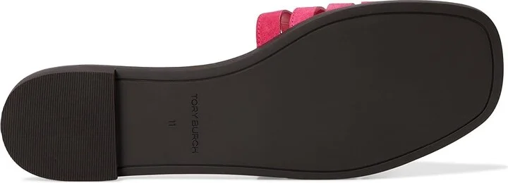 Tory Burch Ines Cage Slide Women's Sandals Fuschia Pink/Fuschia Pink : 9.5 M, Leather - Image 3