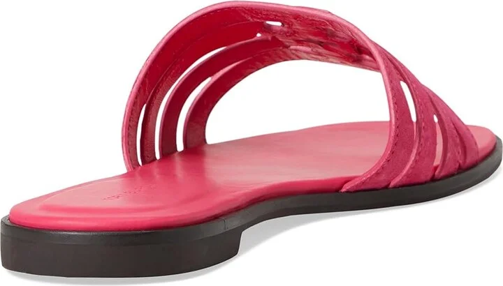 Tory Burch Ines Cage Slide Women's Sandals Fuschia Pink/Fuschia Pink : 9.5 M, Leather - Image 4