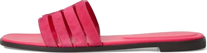 Tory Burch Ines Cage Slide Women's Sandals Fuschia Pink/Fuschia Pink : 9.5 M, Leather - Image 6