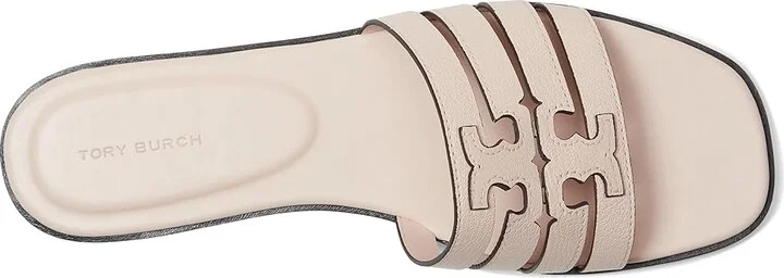 Tory Burch Ines Cage Slide Women's Sandals Soft Pink/Soft Pink : 5 M, Leather - Image 2