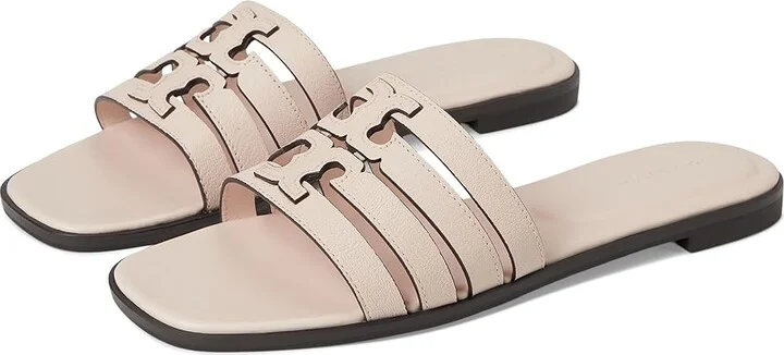 Tory Burch Ines Cage Slide Women's Sandals Soft Pink/Soft Pink : 5 M, Leather