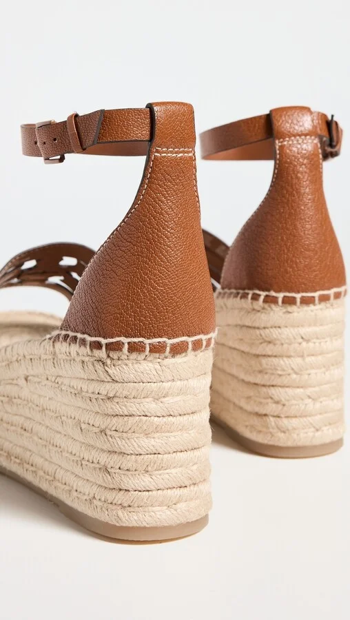 Tory Burch Ines Cage Wedge Espadrilles 80mm - Image 4