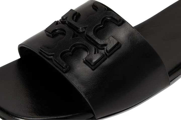 Tory Burch Ines Flat Slide Women's Shoes Perfect Black : 10 M, Leather - Image 7