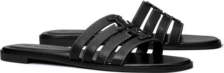 Tory Burch Ines Leather Cage Sandals - Image 4