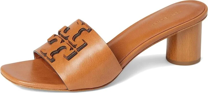 Tory Burch Ines Mule Sandal 55 mm Women's Shoes Tan : 10 M, Leather - Image 5
