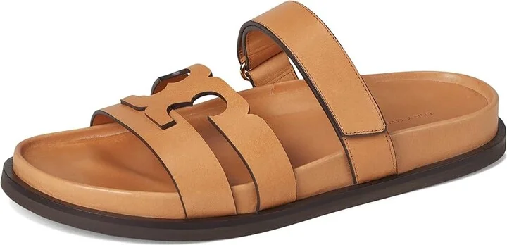 Tory Burch Ines Sport Slide Women's Sandals Camello : 8.5 M, Suede - Image 5