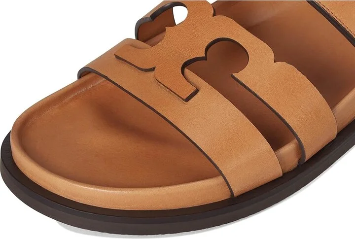 Tory Burch Ines Sport Slide Women's Sandals Camello : 8.5 M, Suede - Image 7