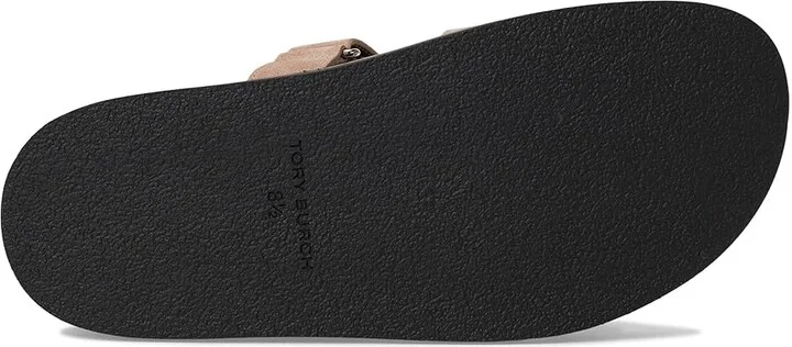 Tory Burch Ines Sport Slide Women's Sandals Malva/Perfect Black : 7 M, Suede - Image 3