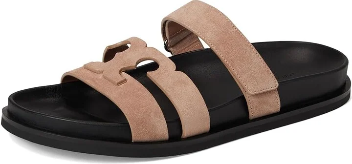 Tory Burch Ines Sport Slide Women's Sandals Malva/Perfect Black : 7 M, Suede - Image 5