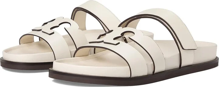 Tory Burch Ines Sport Slide Women's Sandals New Ivory : 11 M, Suede