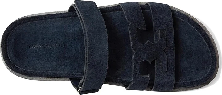 Tory Burch Ines Sport Slide Women's Sandals New Navy : 5.5 M, Suede - Image 2