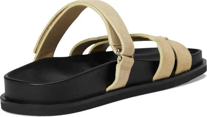 Tory Burch Ines Sport Slide Women's Sandals Praline/Perfect Black : 7 M, Suede - Image 4