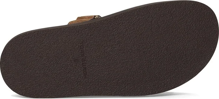 Tory Burch Ines Sport Slide Women's Sandals River Rock : 5 M, Suede - Image 3