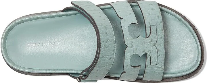 Tory Burch Ines Sport Slide Women's Sandals Sky : 6 M, Suede - Image 2