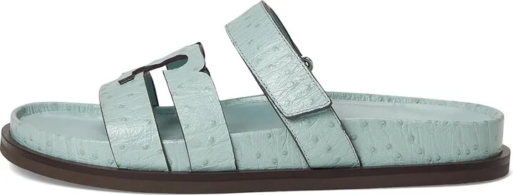 Tory Burch Ines Sport Slide Women's Sandals Sky : 6 M, Suede - Image 6