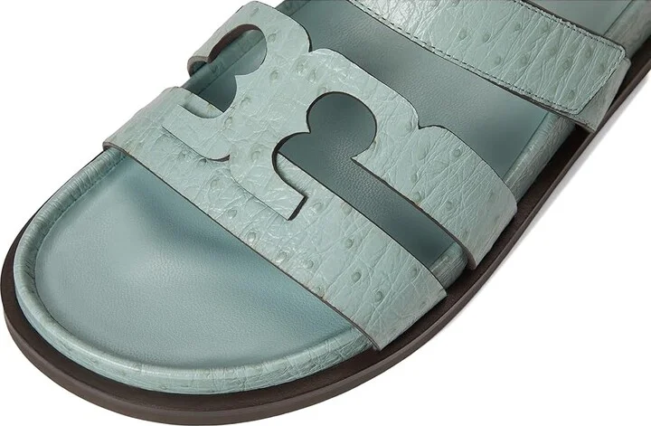 Tory Burch Ines Sport Slide Women's Sandals Sky : 6 M, Suede - Image 7