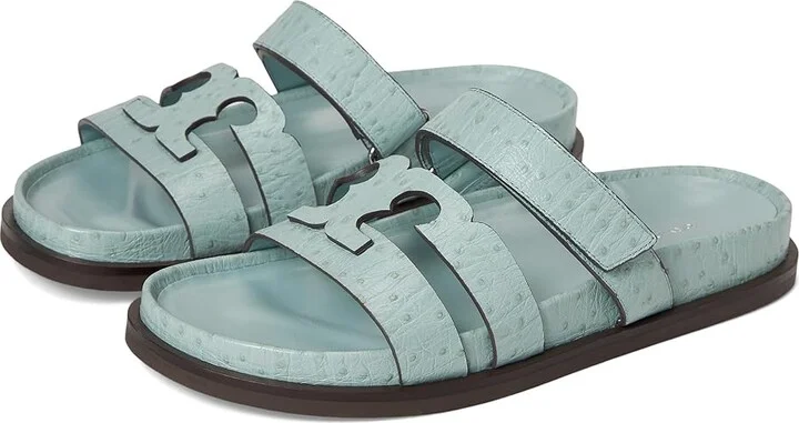 Tory Burch Ines Sport Slide Women's Sandals Sky : 6 M, Suede