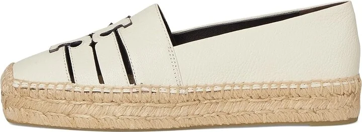 Tory Burch Ines Strap Platform Espadrille Women's Flat Shoes Light Cream : 8.5 M, Leather - Image 6