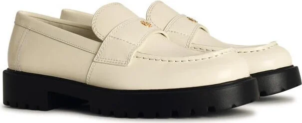 Tory Burch Ivory Leather Loafers - Image 2