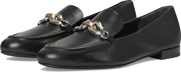 Tory Burch Jessa Loafers Women's Flat Shoes Perfect Black : 8.5 M, Leather