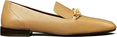 Tory Burch Jessa Loafers Women's Slip on Shoes Ginger Shortbread/Gold : 10 M, Leather - Image 4