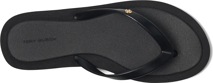 Tory Burch Kira Padded Flip-Flops Women's Sandals Perfect Black/Gold : 6 M - Image 2
