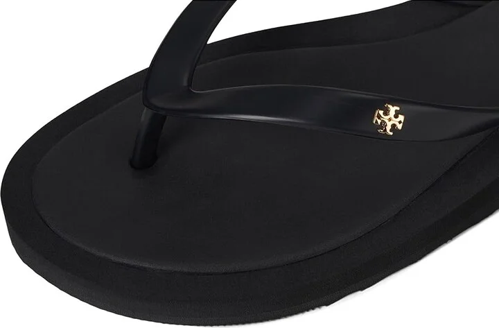 Tory Burch Kira Padded Flip-Flops Women's Sandals Perfect Black/Gold : 6 M - Image 7