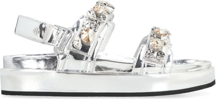 Tory Burch Kira Patent Leather Sandals - Image 2