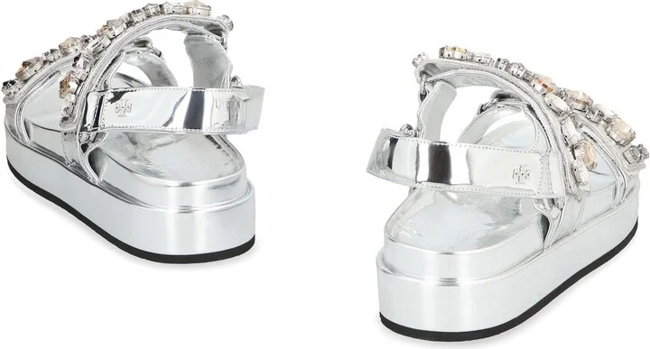 Tory Burch Kira Patent Leather Sandals - Image 4