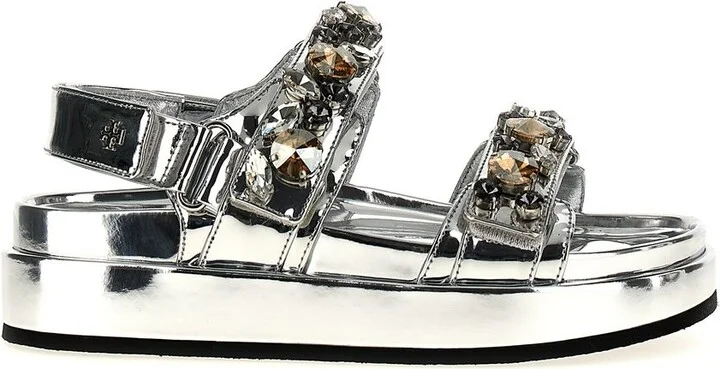 Tory Burch Kira Patent Leather Sandals