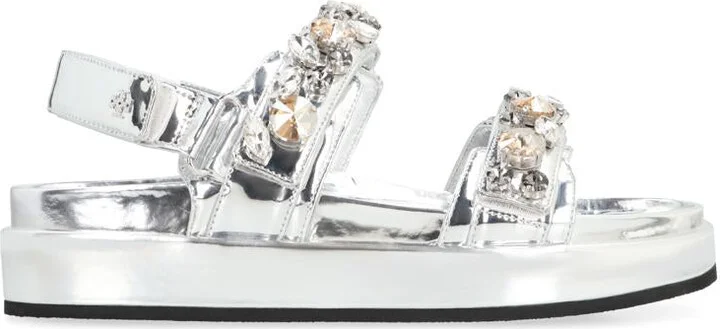 Tory Burch Kira Patent Leather Sandals