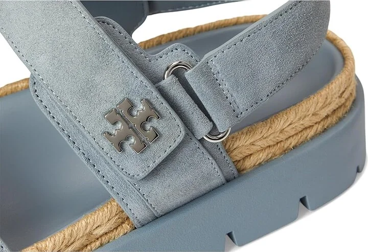 Tory Burch Kira Rope Sport Sandal Women's Shoes Aria Blue : 10 M, Leather - Image 7