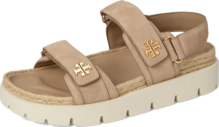 Tory Burch Kira Rope Sport Sandal Women's Shoes Ceramic Taupe : 10 M, Leather - Image 5