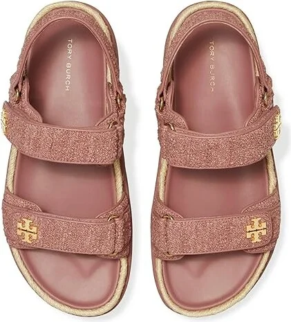 Tory Burch Kira Rope Sport Sandal Women's Shoes Mauve : 5 M, Leather - Image 2