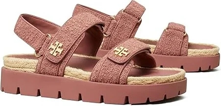 Tory Burch Kira Rope Sport Sandal Women's Shoes Mauve : 5 M, Leather