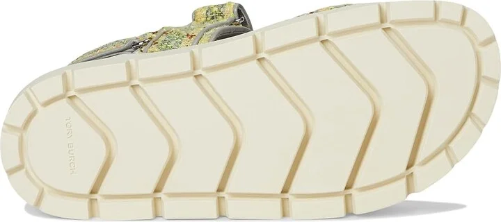 Tory Burch Kira Rope Sport Sandal Women's Shoes Yellow Multi/Loutre Gray : 12 M, Leather - Image 3