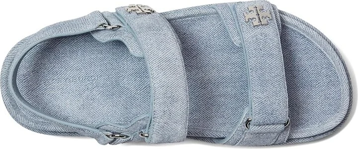 Tory Burch Kira Sport Sandal Women's Shoes Blue Cloud : 5 M, Leather - Image 2